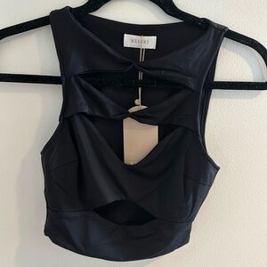 NWT Chloe cut out crop top